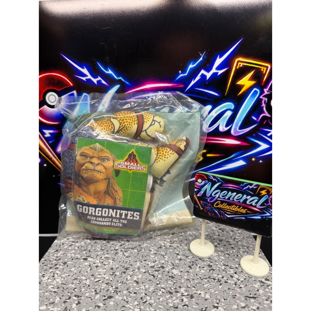 Vintage 1998 Small Soldiers Gorgonites Plush Burger King Toy New In Bag